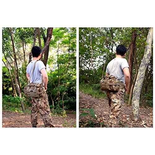 Tactical Range Bag Outdoor Sling Backpack Hiking Fanny Waist Pack