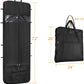 Zilink Wedding Dress Garment Bag 72" Dress Bags for Gowns Long Trifold Bridal Dress Bag with Accessory Pockets and Adjustable Buckles for Wedding dress, Prom Evening Gown [Upgraded Version]
