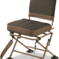 Guide Gear Huntrite 360 Swivel Hunting Blind Chair, 300 Pound Capacity, Folding, Lightweight, Portable, Padded Cushion Hunting Seat, Hunt Gear and Equipment, Black