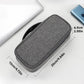 Teskyer Electronics Organizer Travel Case, Waterproof Portable Tech Accessories Pouch with Organized Compartments for Cables, Phone, Chargers, Earphone, Dark Grey