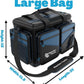 Reaction Tackle Fishing Tackle Bag – Salt Water Resistant Fishing Bag, 1000D PVC Waterproof Material, Tackle Box Organizer with Dividers for 3600 or 3700 Trays (Small, Medium, Backpack only fit 3600)