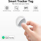 2025 New [Apple MFi Certified] (iOS Only) Air Tracker Tag-1 Pack, Bluetooth Tracker for Apple Find My, Replaceable Battery, Key Finder and Item Locator Smart Tag for Keys, Bags, Luggage, Pets, (White)