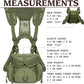 Binocular Harness Chest Pack - Lightweight Bino Harness with Rangefinder Pouch, Silent Hunting Chest Rig and Binocular Case w/ MOLLE system, Veteran Owned Gear, Green