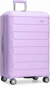 Traveler's Choice Pagosa Hardshell Expandable Luggage with Spinner Wheels, Lavender, 30-Inch Large