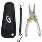 danco 7.5" Aluminum Fishing Side Cutters with Sheath, Fishing Line and Wire Cutter, Saltwater Safe, Fresh/Saltwater Fishing