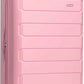 Traveler's Choice Pagosa Hardshell Expandable Luggage with Spinner Wheels, Pink, 30-Inch Large