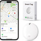 Tracker Tags, Item Finder Work with Apple Find My (iOS Only), Tracking Device Locator Smart Tag for Luggage, Keys, Wallet, Bike, Pets, Bags (White, 1 Pack)