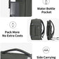 ECOHUB Travel Backpack for Men Women, Carry on Backpack with USB Charging Hole, Spirit Airlines Personal Item Bag Flight Approved, 15.6 Inch Laptop Backpack with Anti Theft Pockets, 30L, Grey Green
