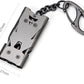 Whistle Emergency Whistles Keychain Rape Whistle Stainless Steel High Decibel Whistles … …