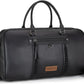 Wrangler Travel Duffel Bag Large Weekender Bag for Women Designer Carry on Overnight Bag for Trips Leather Luggage Bag Black - Roamly