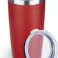 StarSpeed 20oz Tumbler Bulk with Lid, Stainless Steel Insulated Tumblers Double Wall Vacuum Insulated Travel Mug, Powder Coated Coffee Cups for Hot and Cold Drinks(Wine Red,1)