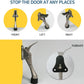 One Touch Kickdown Door Stopper, Door Holder, Heavy Duty Door Stops, Bottom of Door, Height-Adjustable Rubber Tips by HASHI (Chrome 4 inch x 1pack)