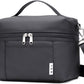 NOL Natural Organic Lifestyle Small Insulated Lunch Bags for Women Cooler Bag Lightweight Nylon Waterproof Lunch Box For Work（Small，Black）