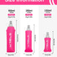 Folding Soft Flask Portable Collapsible Running Lightweight Water Bottle for Outdoor Sports,Travel with Mouthpeice Cover