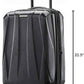 Samsonite Centric 2 Hardside Expandable Luggage with Spinner Wheels, Black, Carry-On 20-Inch