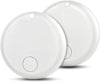 Air TrackerTags-2 Pack Tracker Tag Work with Apple Find My (iOS 14.6 Above Only) Smart Tag Item Finders for Key, Luggage, Backpack，etc. ((White, 2 Pack)