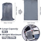 Washable Travel Laundry Bag with Drawstring, Large Dirty Clothes Bag Fit a Laundry Basket or Clothes Hamper, Enough to Hold 4 Loads of Laundry,26x39 inches (RoyalBlue Black Grey)