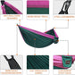 Camping Hammock, Super Lightweight Portable Parachute Hammock with Two Tree Straps Single or Double Nylon Travel Tree Hammocks for Camping Backpacking Hiking