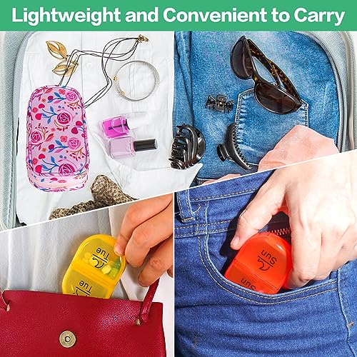 Weekly Travel Pill Organizer 2 Times a Day AM PM Rainbow Pill Box