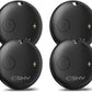 Esky Bluetooth Tracker Tag-4 Pack, Smart Luggage Tracker Compatible with Apple Find My APP (Only for iOS, Not for Android), Key Finder and Item Locator for Luggage, Backpack, Suitcases, Pets, Wallet