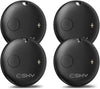 Esky Bluetooth Tracker Tag-4 Pack, Smart Luggage Tracker Compatible with Apple Find My APP (Only for iOS, Not for Android), Key Finder and Item Locator for Luggage, Backpack, Suitcases, Pets, Wallet