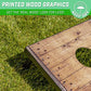 3 x 2 ft Rustic Design Cornhole Game Set