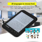 E-Reader, 6 inch E‑Book Reader with E‑Ink Screen, 1024 x 768 Resolution Display 300DPI Electronic Paper Book with Blue Cover, E-Paper Supports TF Card for Adult, Kids(Black 2)