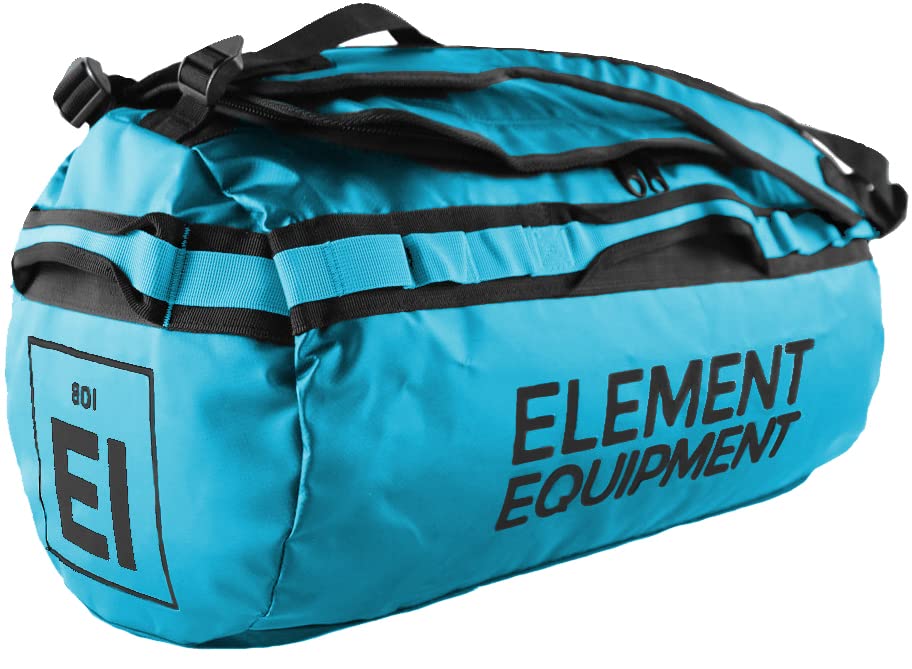 Trailhead Duffel Bag Shoulder Straps Waterproof Teal Small