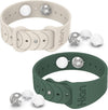 Motion Sickness Bands Anti Nausea Acupressure Wristband Sea Sickness Wristbands Nausea Bands Natural Relief Motion & Morning Sickness（Pine Green+Starlight）