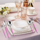 Mirror Silver Rosy Silverware Set (4 Count)
