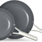 Calphalon® Ceramic Nonstick 8" and 10" Frying Pan Set, Silver Ash
