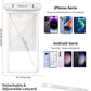 wellhouse Waterproof Phone Pouch, Waterproof Phone Case for iPhone 16 15 14 13 12 Pro Max XS Samsung, IPX8 3D Cellphone Dry Bag Beach Essentials (1 Pack - White8.0, 8 inch)