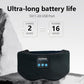 Joythink Sleep Mask Headphones Silk Wireless Bluetooth Headband Eye Mask for Side Sleepers Blackout for Airplane Travel Men Women Black