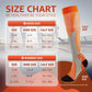 Kickticks 4 Pairs Compression Socks for Woman & Man Unisex 20-30mmHg Knee high Plus Size Wide Calves for Flying Running…