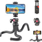 ULANZI FT-01 Phone Tripod with Holder, Mini Camera Flexible Tripod Stand with Cold Shoe Mount, 1/4'' Screw for Magic Arm, Universal for iPhone 16 15 Pro Max XS Max X 8 Samsung Canon Nikon Sony Cameras