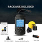 LUCKY Portable Fish Finders Wired Transducer Kayak Fish Finder Kit Portable Depth Finder LCD Display for Kayak Boat Ice Fishing