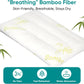 MINUPWELL Ultra Flat Small Pillow for Sleeping, 18x13 in Small Pillow for Travel 7D High Support 2.5 inch Height Ultra Thin Pillows -Mini Pillow - Rayon Derived from Bamboo