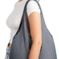 Nanobag Ultra-Lightweight Foldable Tote for Women & Men, Reusable Grocery & Travel Bag, Packable Collapsible Compact Market Essential (Standard Gray)