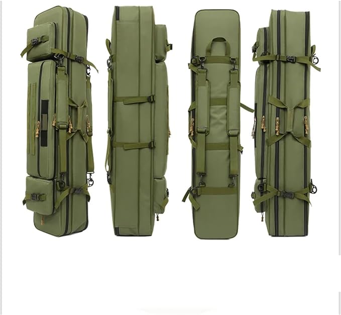 Suwequest Portable Widened Fishing Rod Bag Waterproof Fishing Bag Multi Functional Big-Capacity Outdoor Sea Rod Tackle Bag