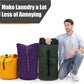 Laundry Bags Extra Large Heavy Duty, 115L Laundry Backpack, Sturdy Laundry Bag with Shoulder Straps, Army Green Laundry Bag for College, Top Loading Duffle Bag for Camp, Travel, Dorm, Apartment