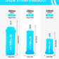 Folding Soft Flask Portable Collapsible Running Lightweight Water Bottle for Outdoor Sports,Travel with Mouthpeice Cover