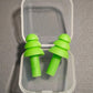 10 Pairs Noise Cancelling Ear Plugs, Premium Soft Silicone, Reusable, Waterproof, Hypoallergenic, Earplugs for Swimming, Airplanes, Concerts, Shooting, Travelling, Sleeping & Snoring (Green)