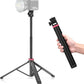 VIJIM MT-79 Extendable Photography Light Stand, 81" Portable Adjustable Light Tripod with 1/4" Screw, 360° Ball Head Camera Phone Tripod for Continute Output Lighting, Webcams, Cameras,for Pocket3