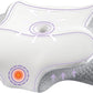Cervical Neck Pillow for Neck Pain Relief - Ergonomic Memory Foam Pillow for Sleeping, Side, Back & Stomach Sleepers, Orthopedic Contour Pillow with Breathable Cover (Grey White)