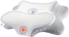 Cervical Neck Pillow for Neck Pain Relief - Ergonomic Memory Foam Pillow for Sleeping, Side, Back & Stomach Sleepers, Orthopedic Contour Pillow with Breathable Cover (Grey White)