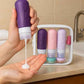 TSA Approved Travel Containers for Toiletries - Leak Proof Silicone Bottles, Refillable Liquid Travel Essentials for Shampoo, Conditioner, Lotion
