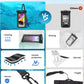 IP68 Waterproof Phone Pouch, Floating Waterproof Phone Case for iPhone 16 15 Pro Max Galaxy S24+ S23 Pixel 8 Pro with Detachable Lanyard, Cellphone Dry Bags Beach Vacation Essentials -2 Pack
