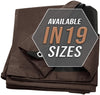 Large Waterproof Tarp - Heavy Duty 10 Mil Thick Poly Tarpaulin Ideal for Canopy Tents, Boats, RV or Pool Covers - Multipurpose Protective Tarps with Grommets for Indoor and Outdoor Use | 12' x 20'