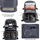 K&F Concept Camera Bag EVA Waterproof 2 in 1Camera Backpack Shoulder Bag 32L Large Capacity with Rain Cover Storage for 15.6" Laptop for Photography