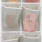 Over the Door 12 Pocket Hanging Shoe Organizer, Gray